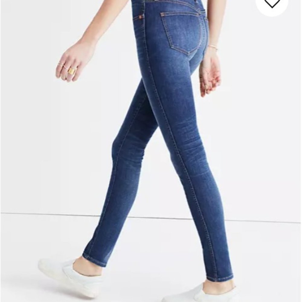 Madewell High Riser Whiskered Faded Skinny Jean 27 - Picture 2 of 13